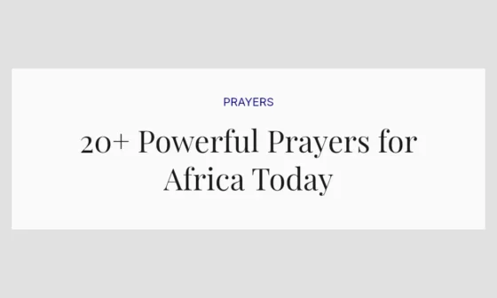 20+ Powerful Prayers for Africa Today