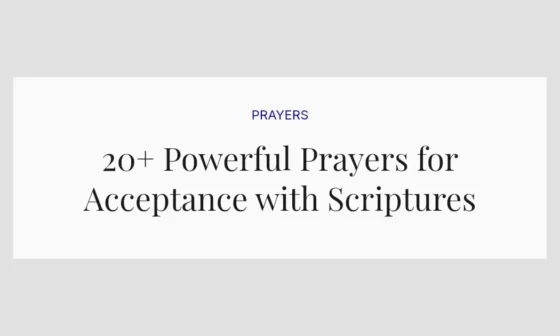 20+ Powerful Prayers for Acceptance with Scriptures