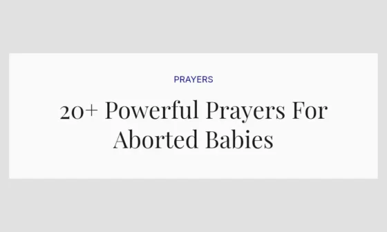 20+ Powerful Prayers For Aborted Babies