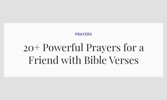 20+ Powerful Prayers for a Friend with Bible Verses