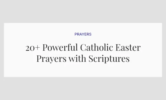 20+ Powerful Catholic Easter Prayers with Scriptures
