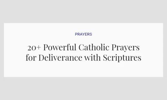 20+ Powerful Catholic Prayers for Deliverance with Scriptures