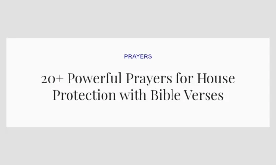 20+ Powerful Prayers for House Protection with Bible Verses