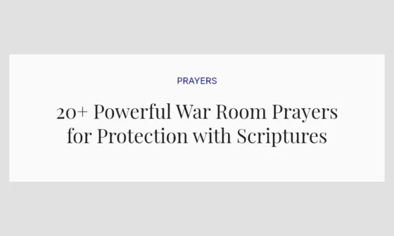 20+ Powerful War Room Prayers for Protection with Scriptures