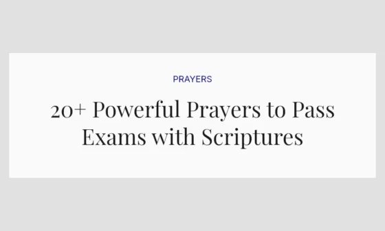 20+ Powerful Prayers to Pass Exams with Scriptures