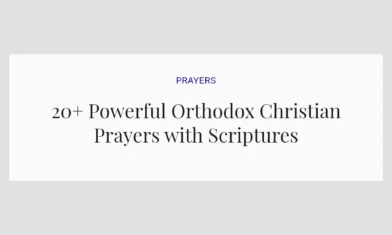 20+ Powerful Orthodox Christian Prayers with Scriptures