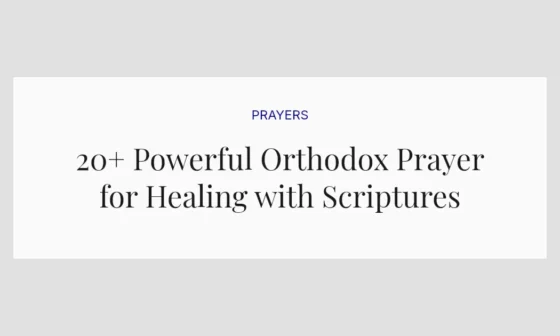 20+ Powerful Orthodox Prayer for Healing with Scriptures