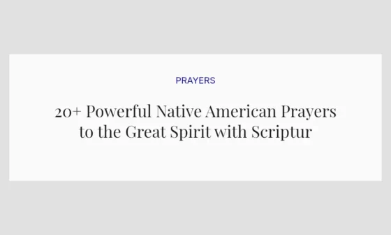 20+ Powerful Native American Prayers to the Great Spirit with Scriptures